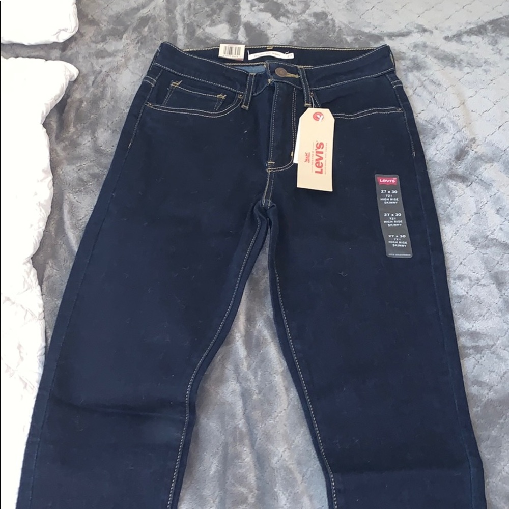 women high rise skinny levis jeans